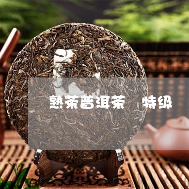 熟茶普洱茶 特级/2023031782715